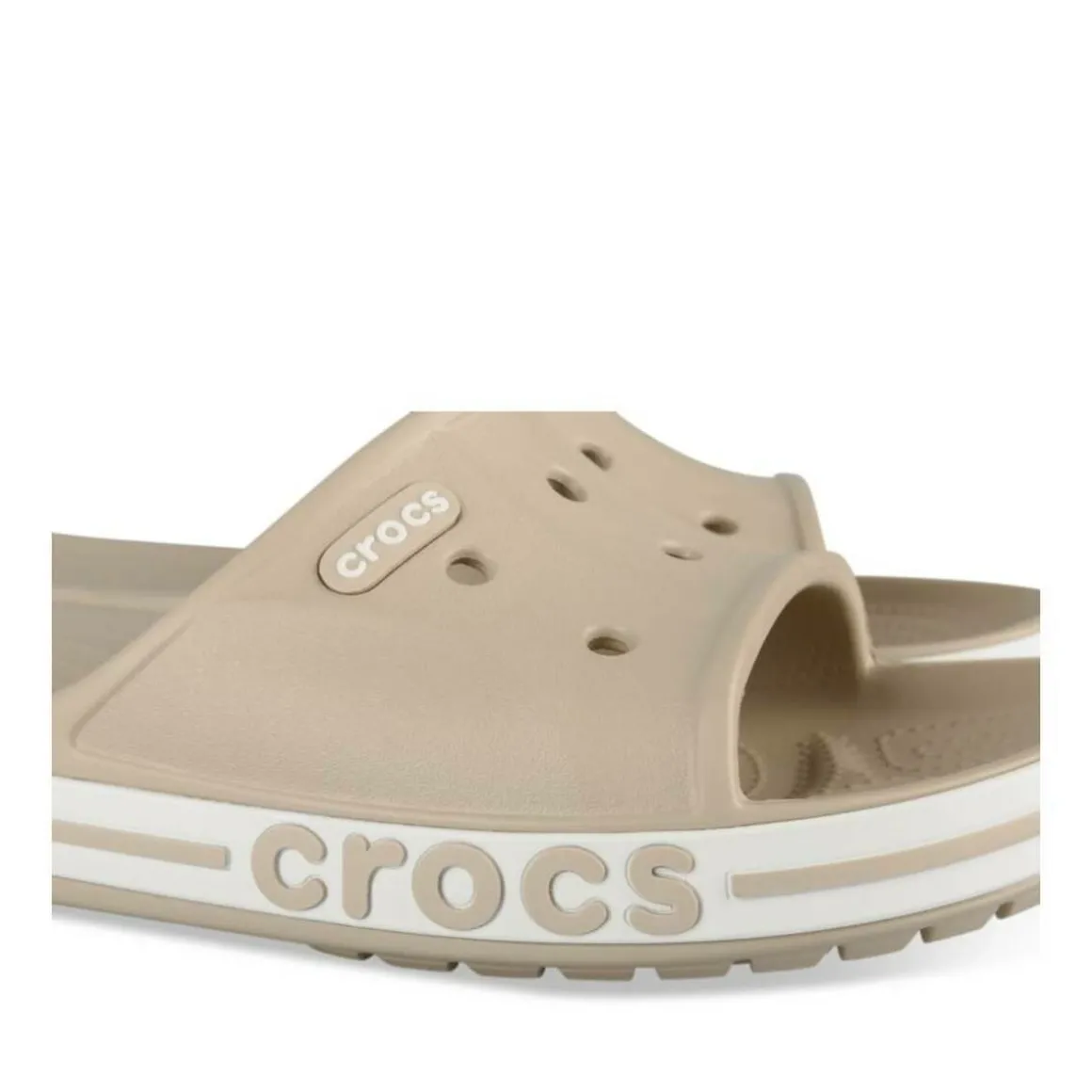 Badslippers BEIGE CROCS Bayaband Slide