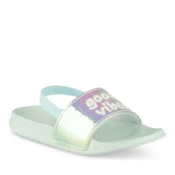 Badslippers BLAUW