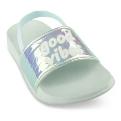 Badslippers BLAUW