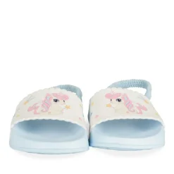 Badslippers BLAUW