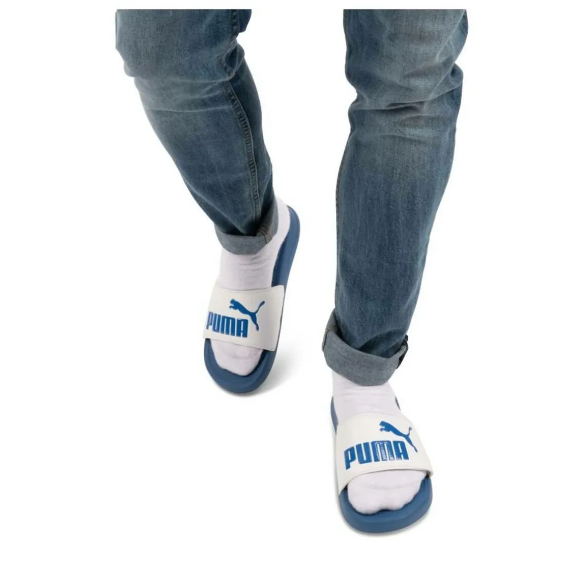 Badslippers BLAUW Popcat 20