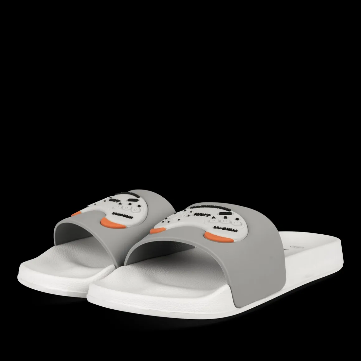 Badslippers GRIJS
