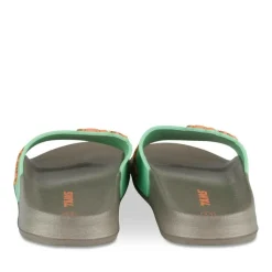 Badslippers GROEN