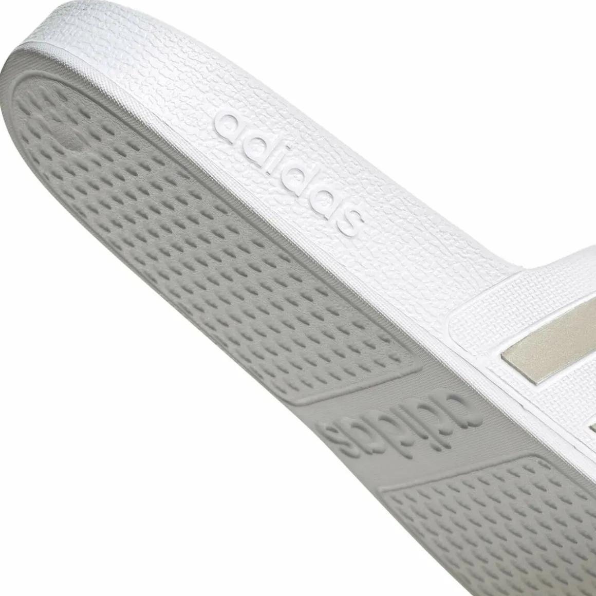 Badslippers WIT Adilette Aqua