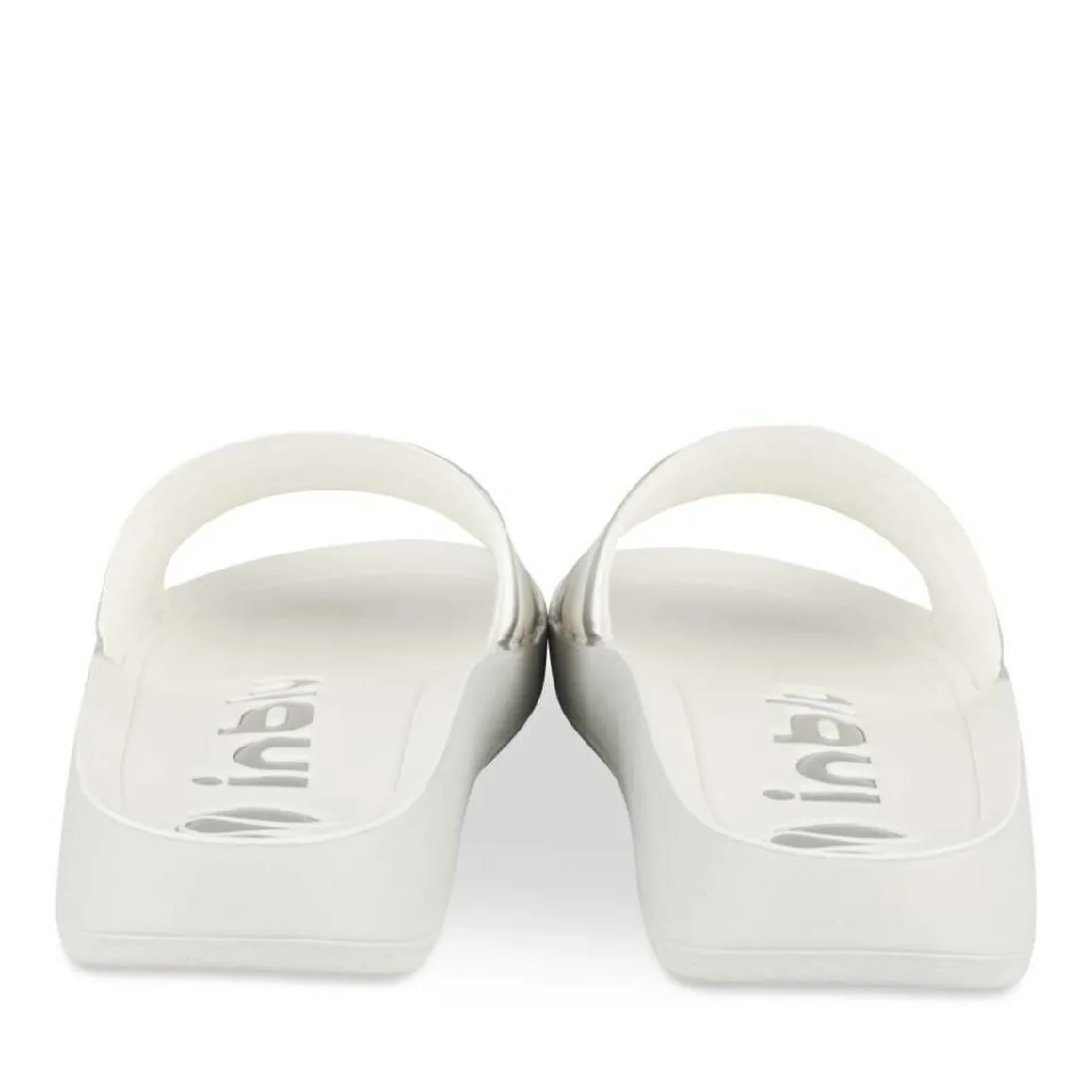 Badslippers WIT INBLU