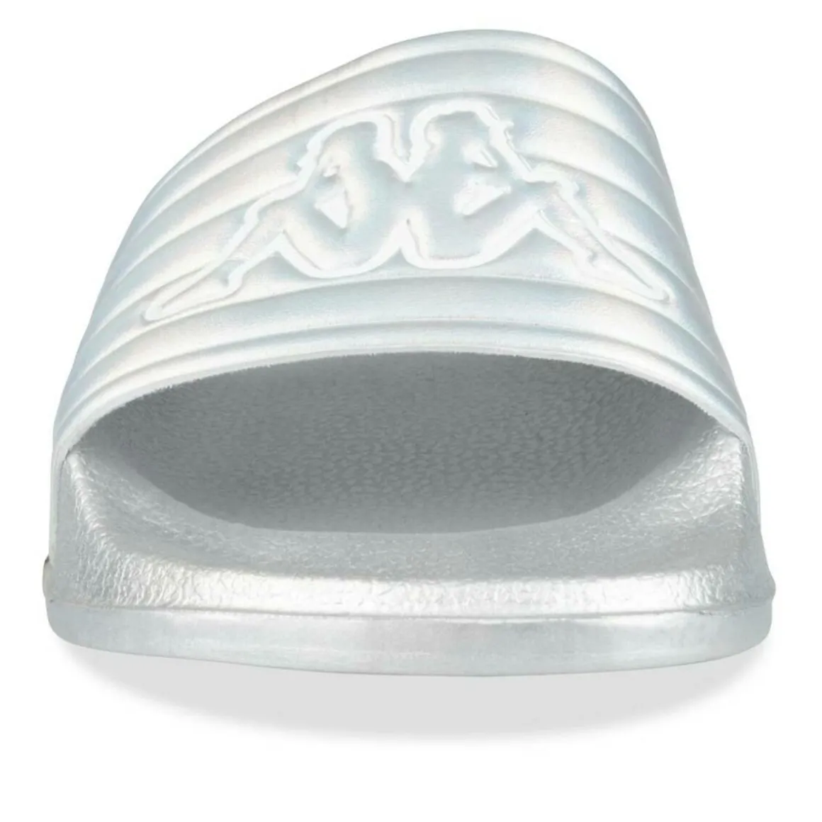 Badslippers ZILVER
