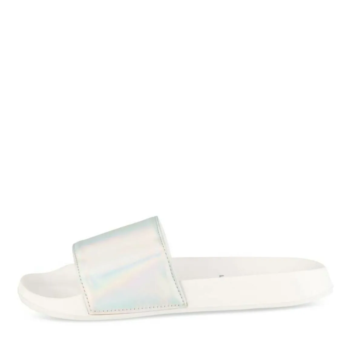 Badslippers ZILVER