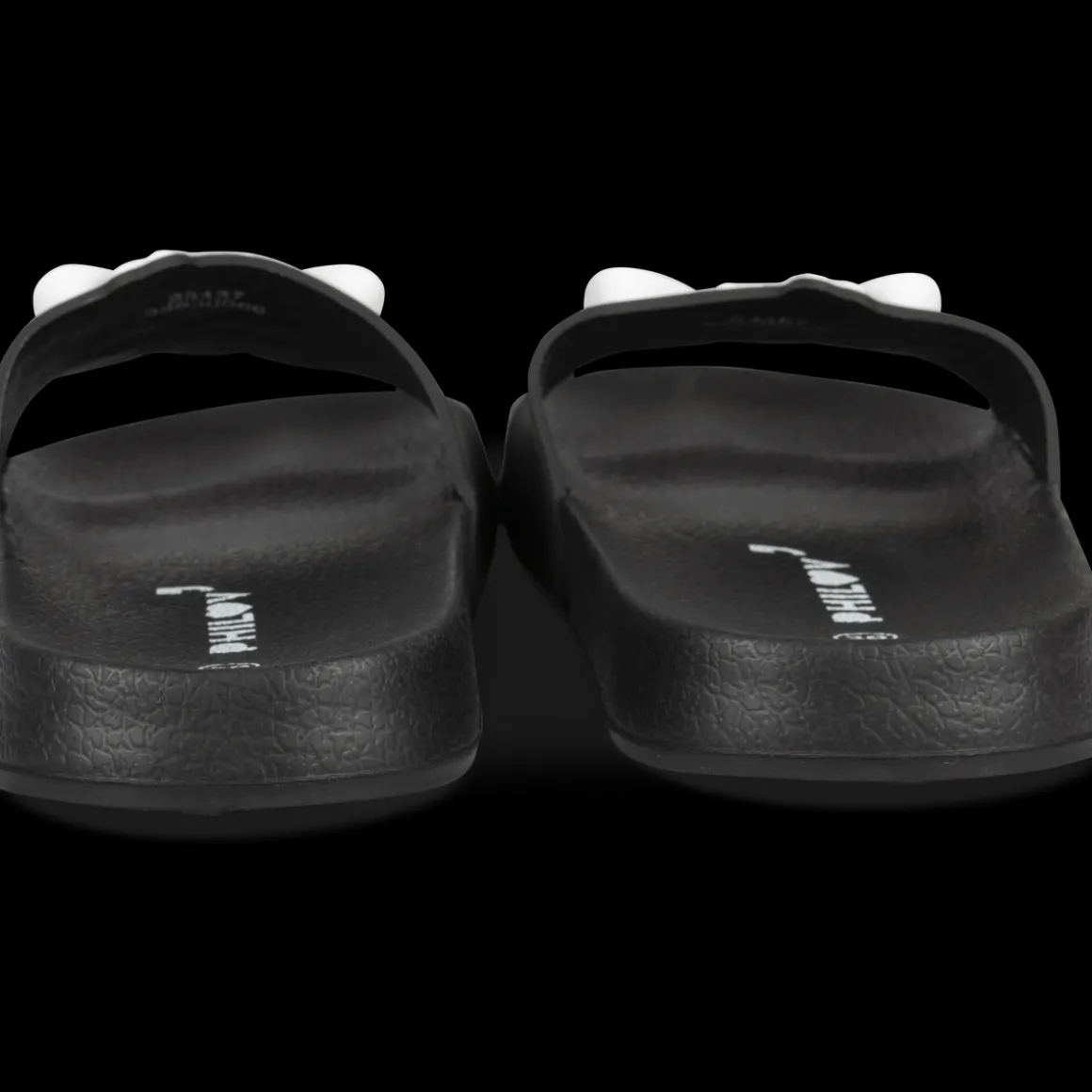 Badslippers ZWART