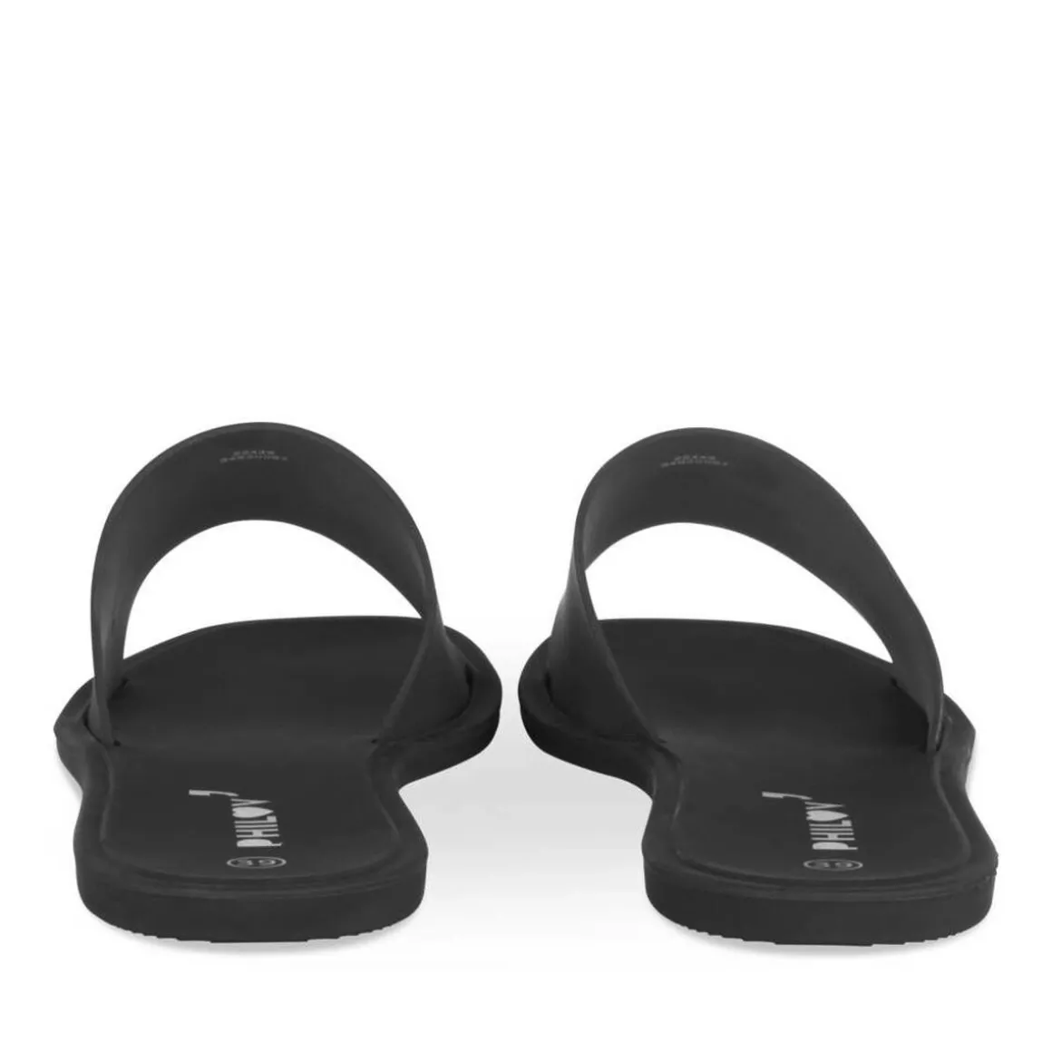 Badslippers ZWART
