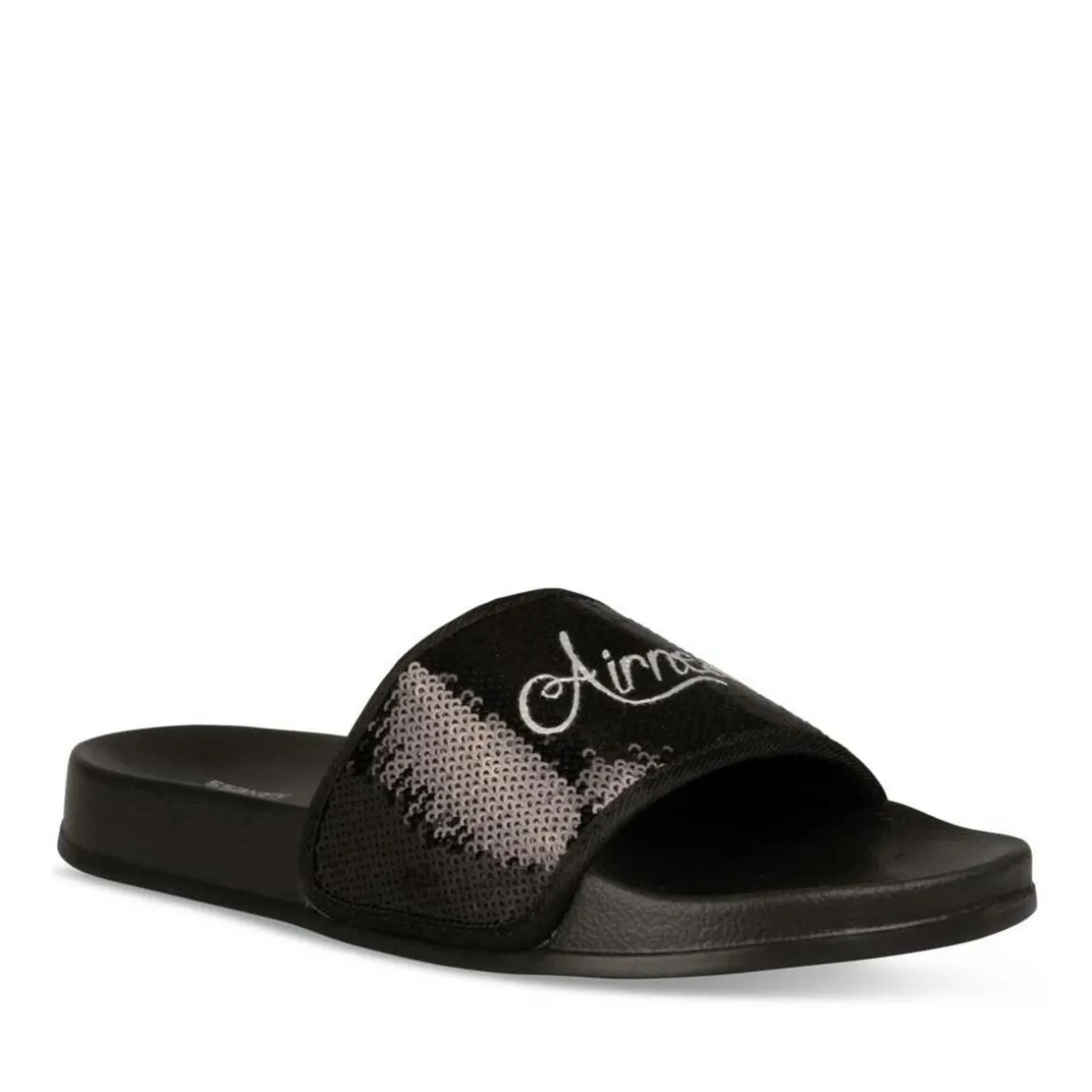 Badslippers ZWART
