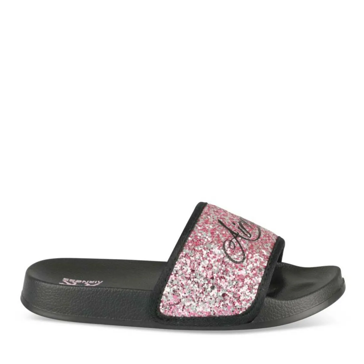 Badslippers ZWART