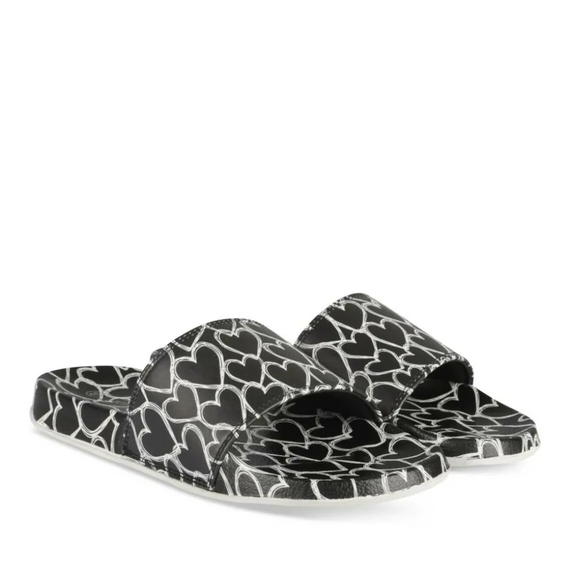 Badslippers ZWART