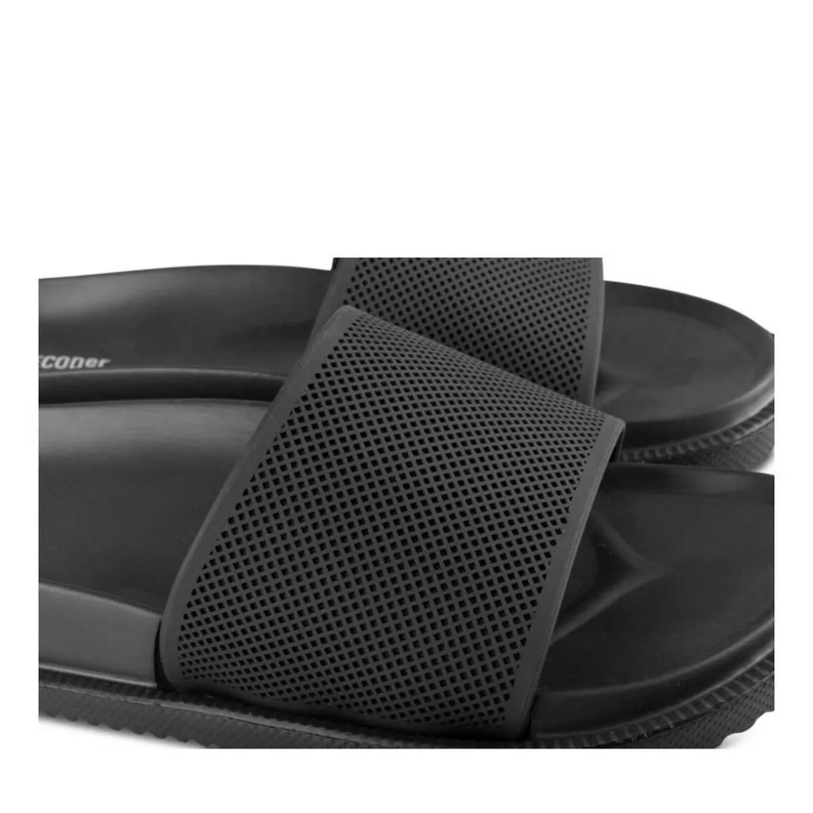 Badslippers ZWART