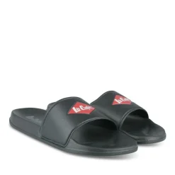 Badslippers ZWART