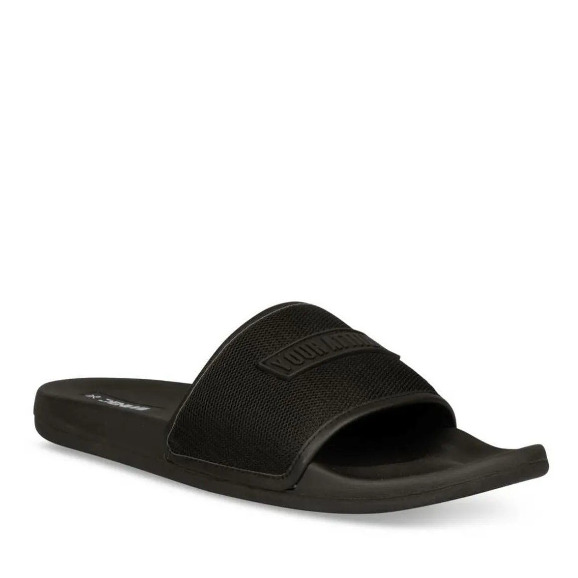 Badslippers ZWART