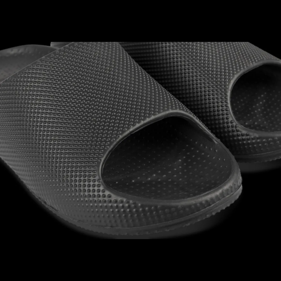 Badslippers ZWART