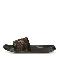 Badslippers ZWART