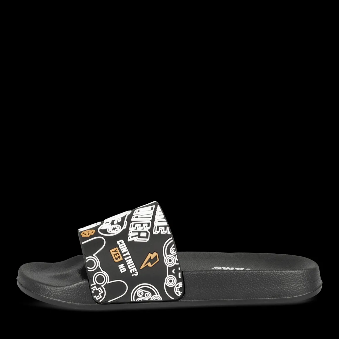 Badslippers ZWART