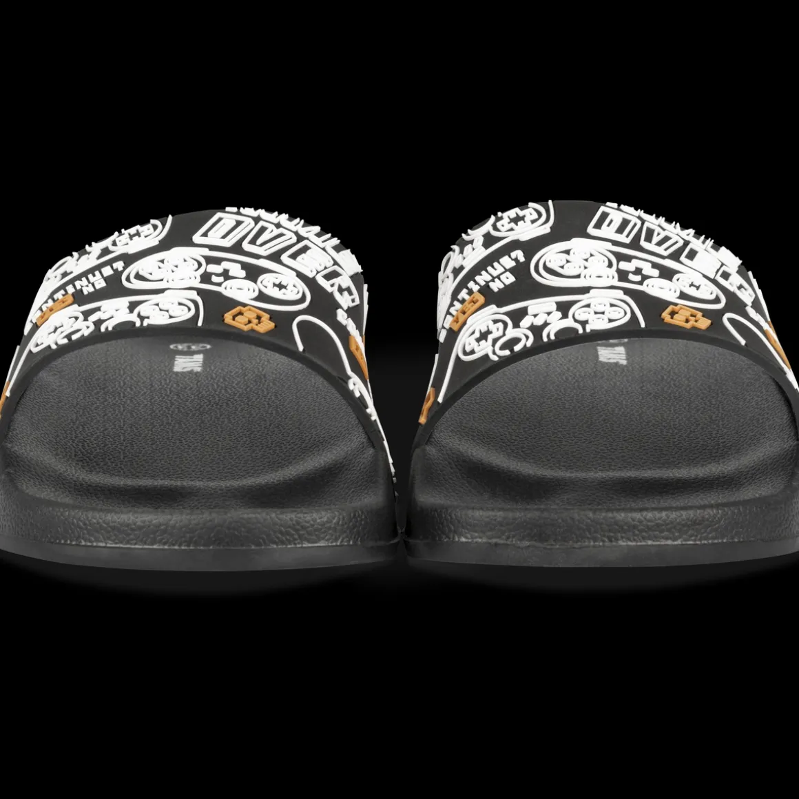 Badslippers ZWART