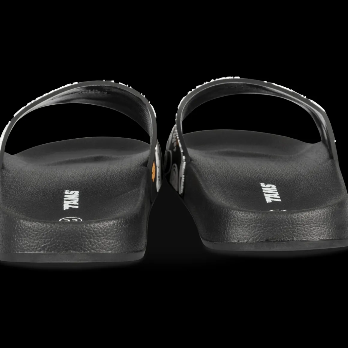 Badslippers ZWART
