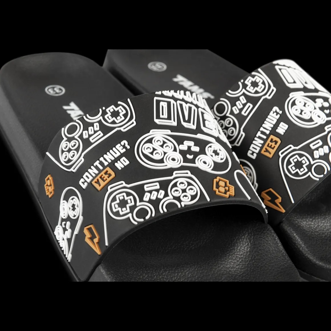 Badslippers ZWART