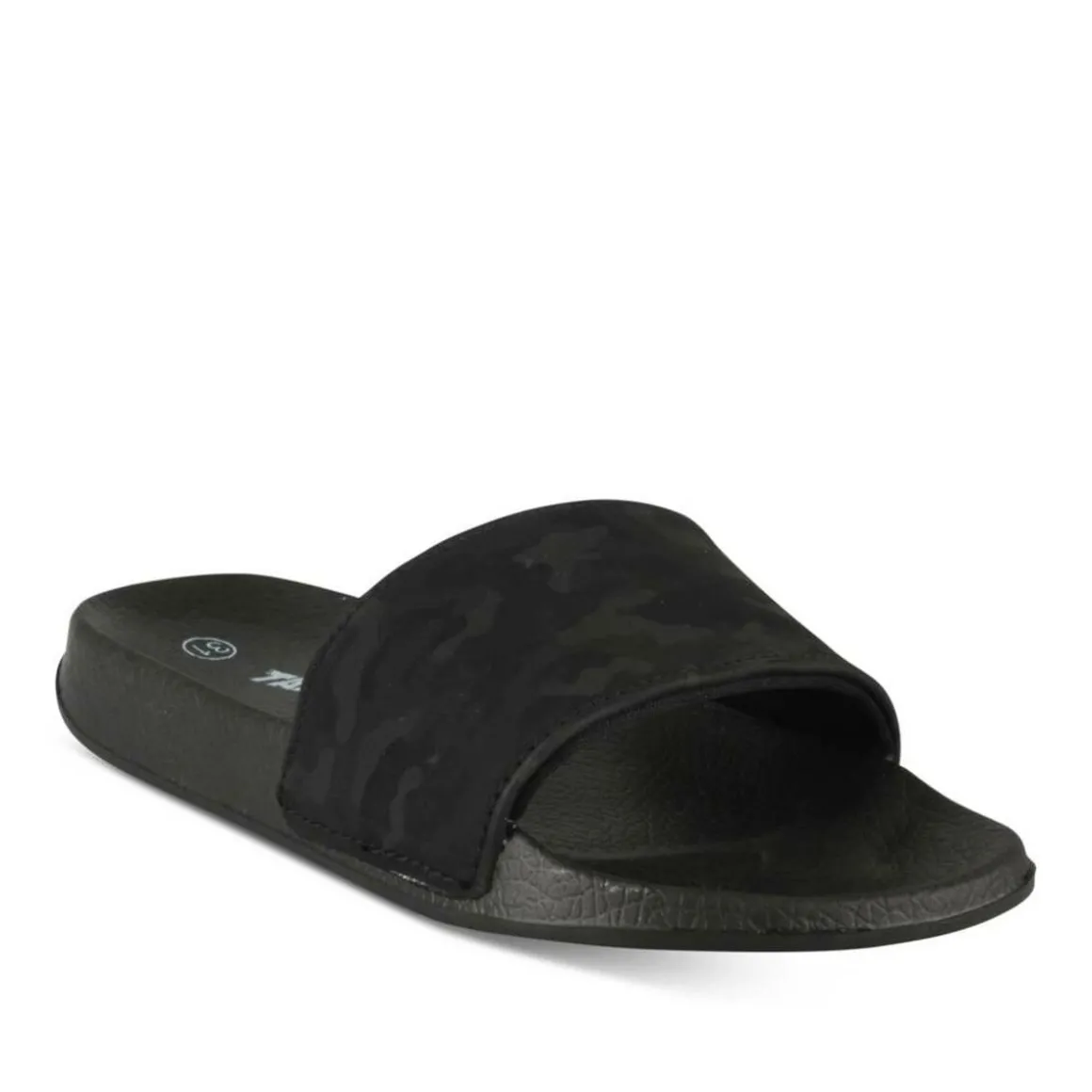 Badslippers ZWART
