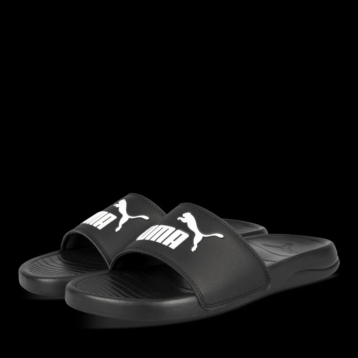 Badslippers ZWART