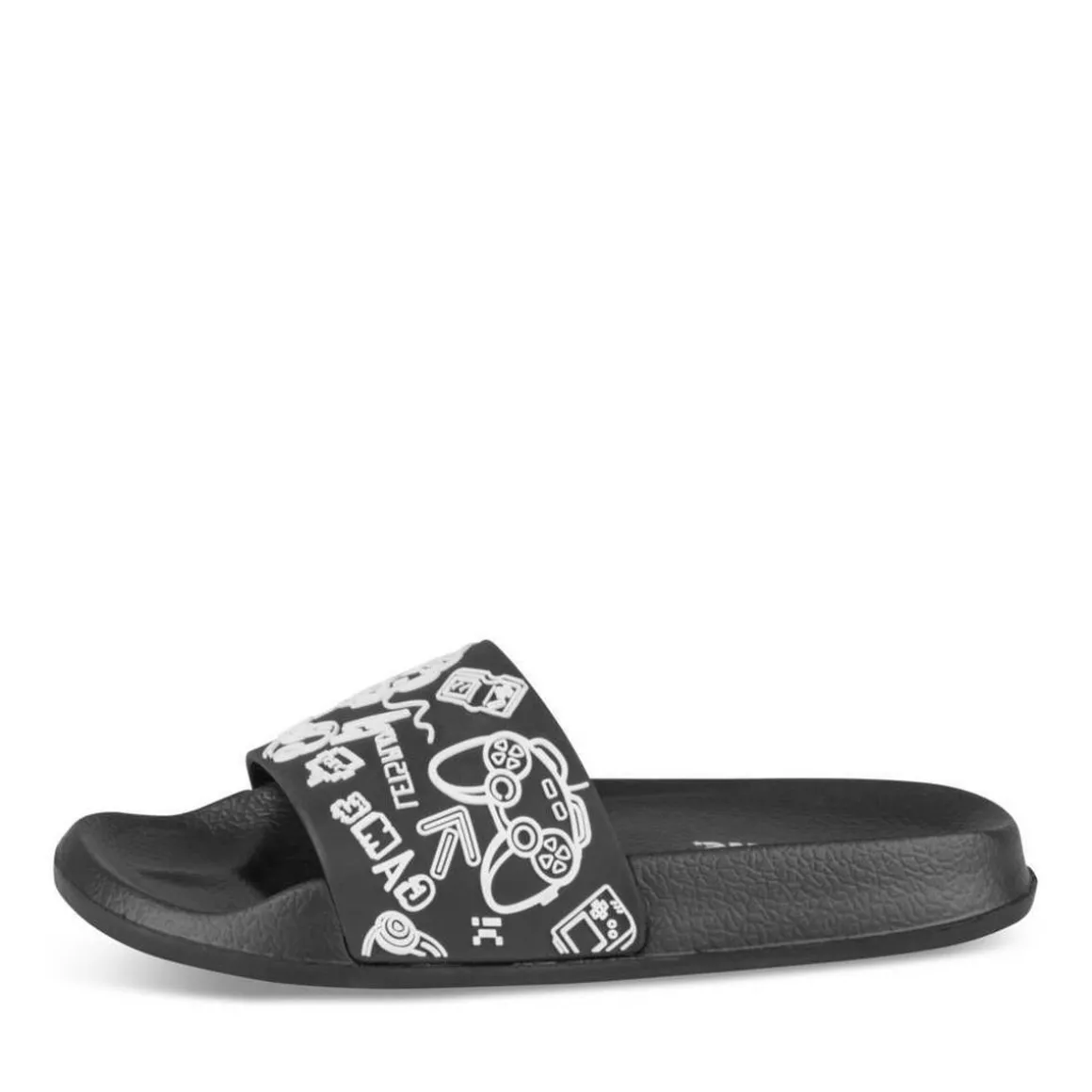 Badslippers ZWART