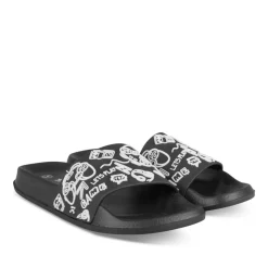 Badslippers ZWART