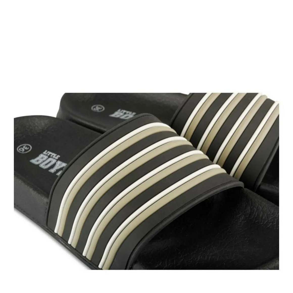 Badslippers ZWART
