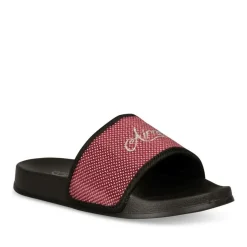 Badslippers ZWART