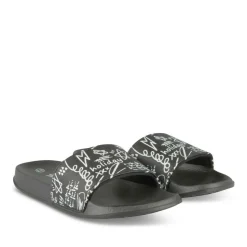 Badslippers ZWART