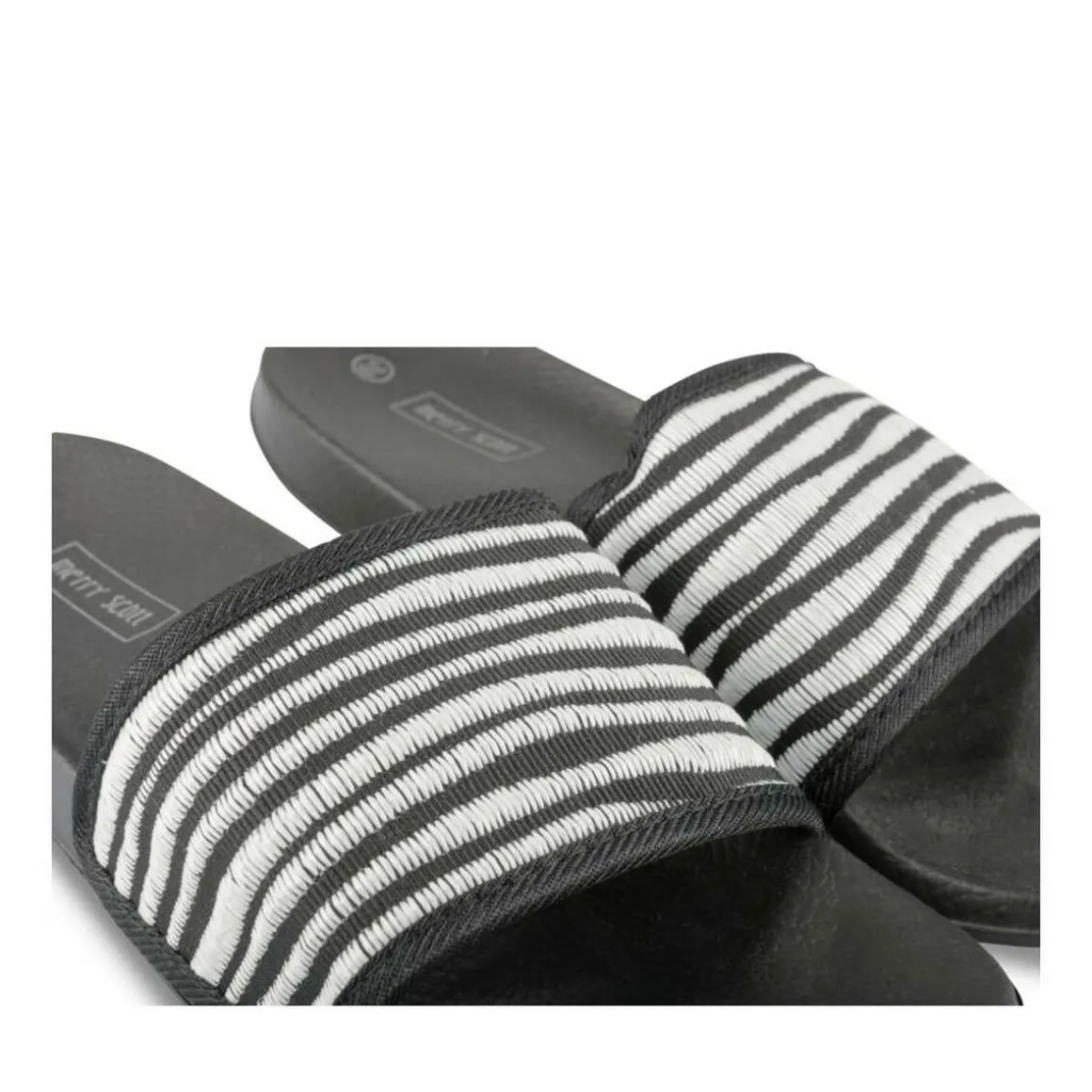Badslippers ZWART
