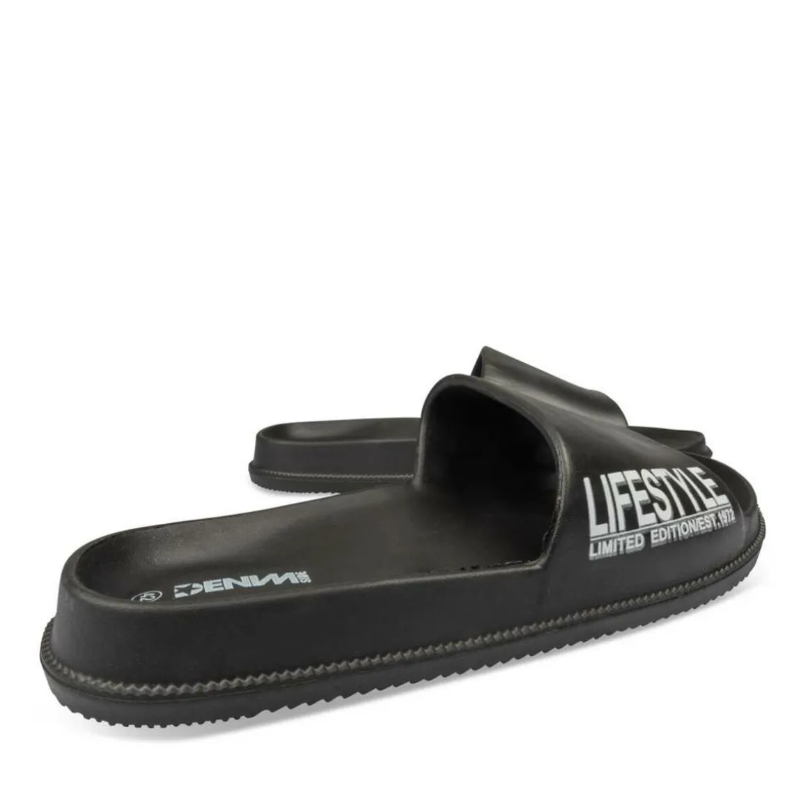 Badslippers ZWART