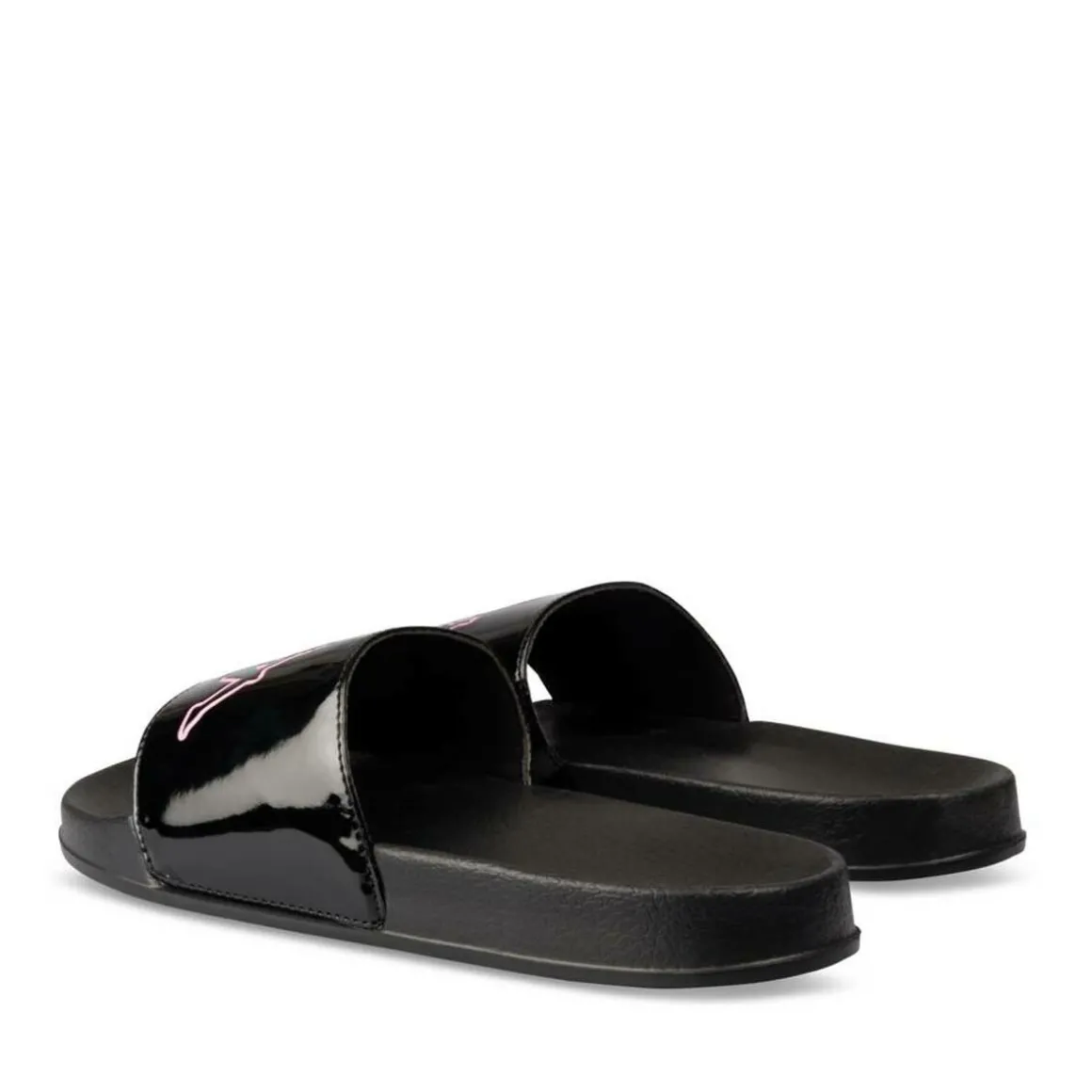 Badslippers ZWART