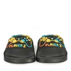 Badslippers ZWART