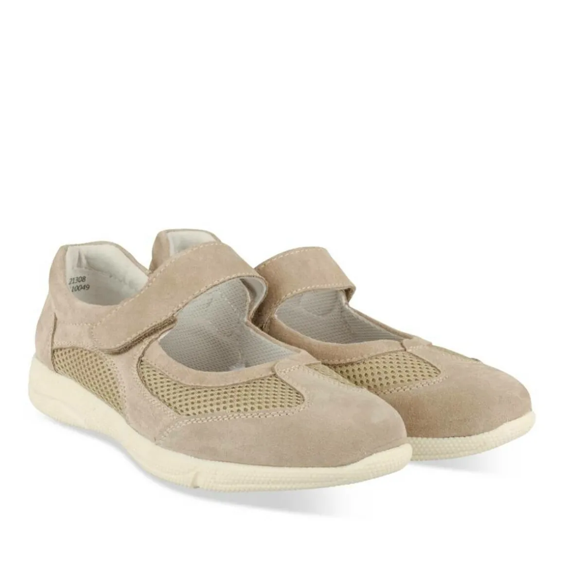 Ballerina's BEIGE EVITA LEER