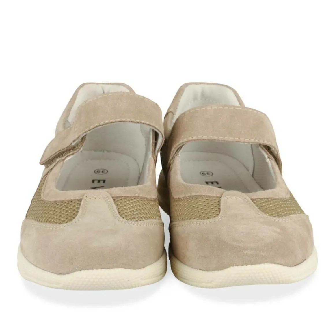 Ballerina's BEIGE EVITA LEER