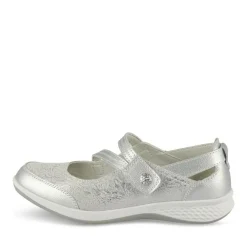 Ballerina's ZILVER NEOSOFT DAMES LEER