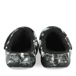 Clogs ZWART CROCS Baya Lined Marbled Clog
