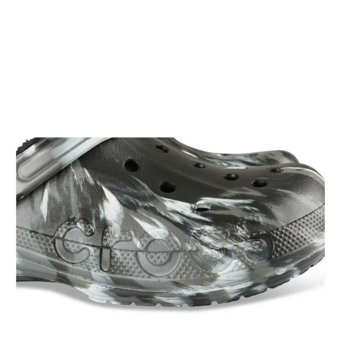 Clogs ZWART CROCS Baya Lined Marbled Clog
