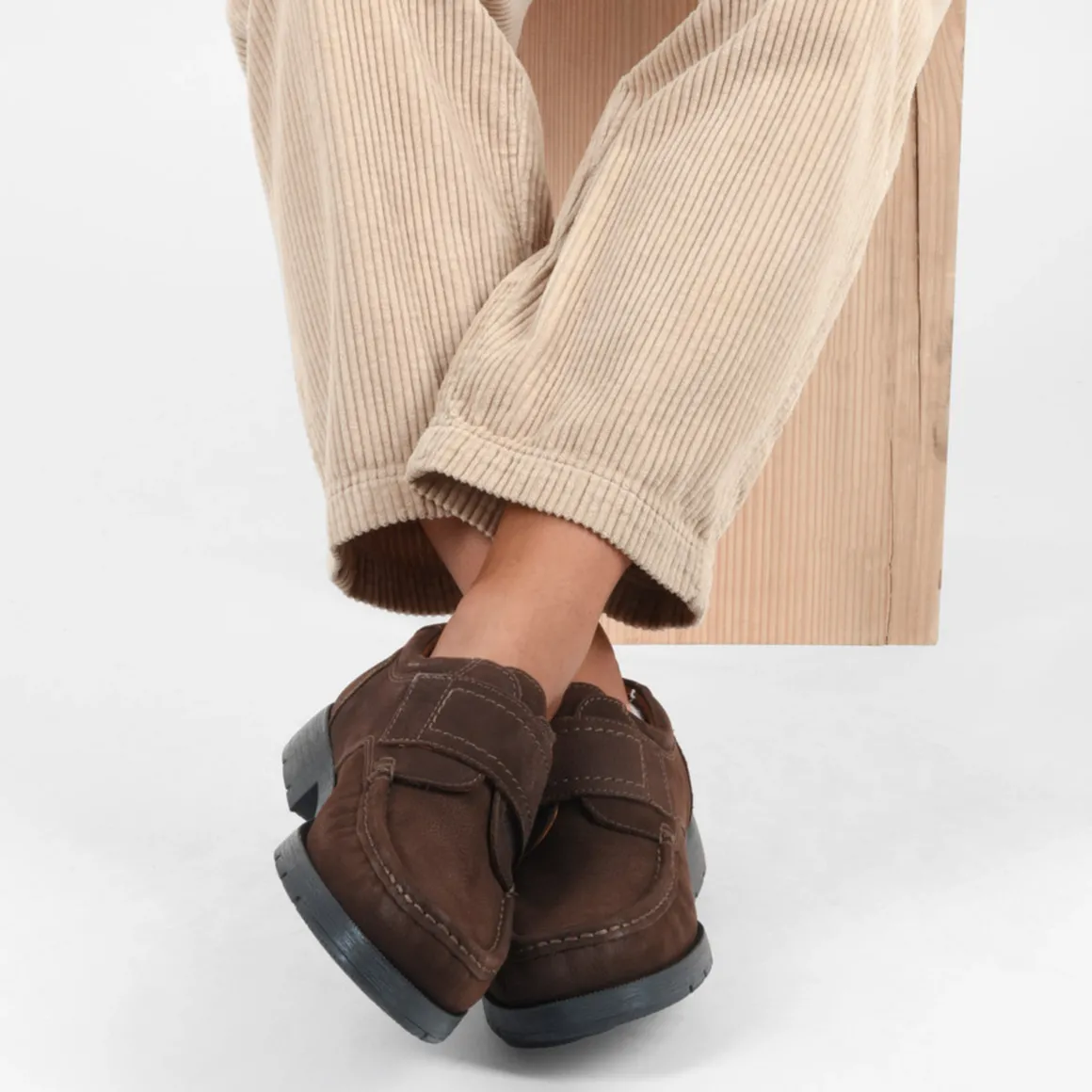 Comfortschoenen KASTANJEBRUIN PIERRE CARDIN