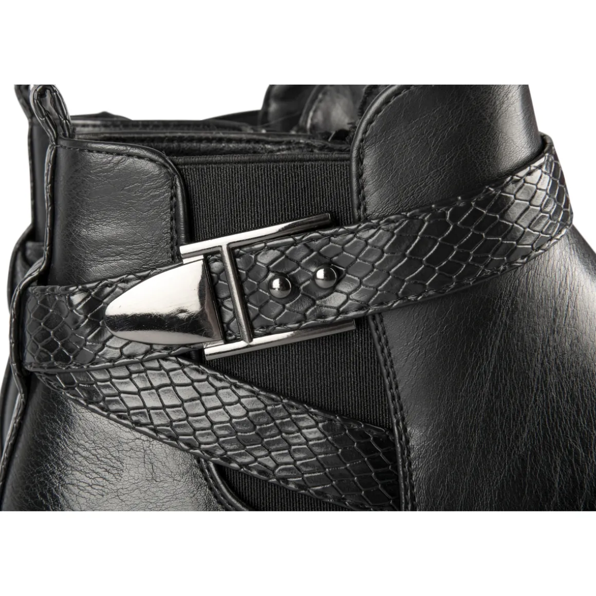 Enkellaarsjes ZWART