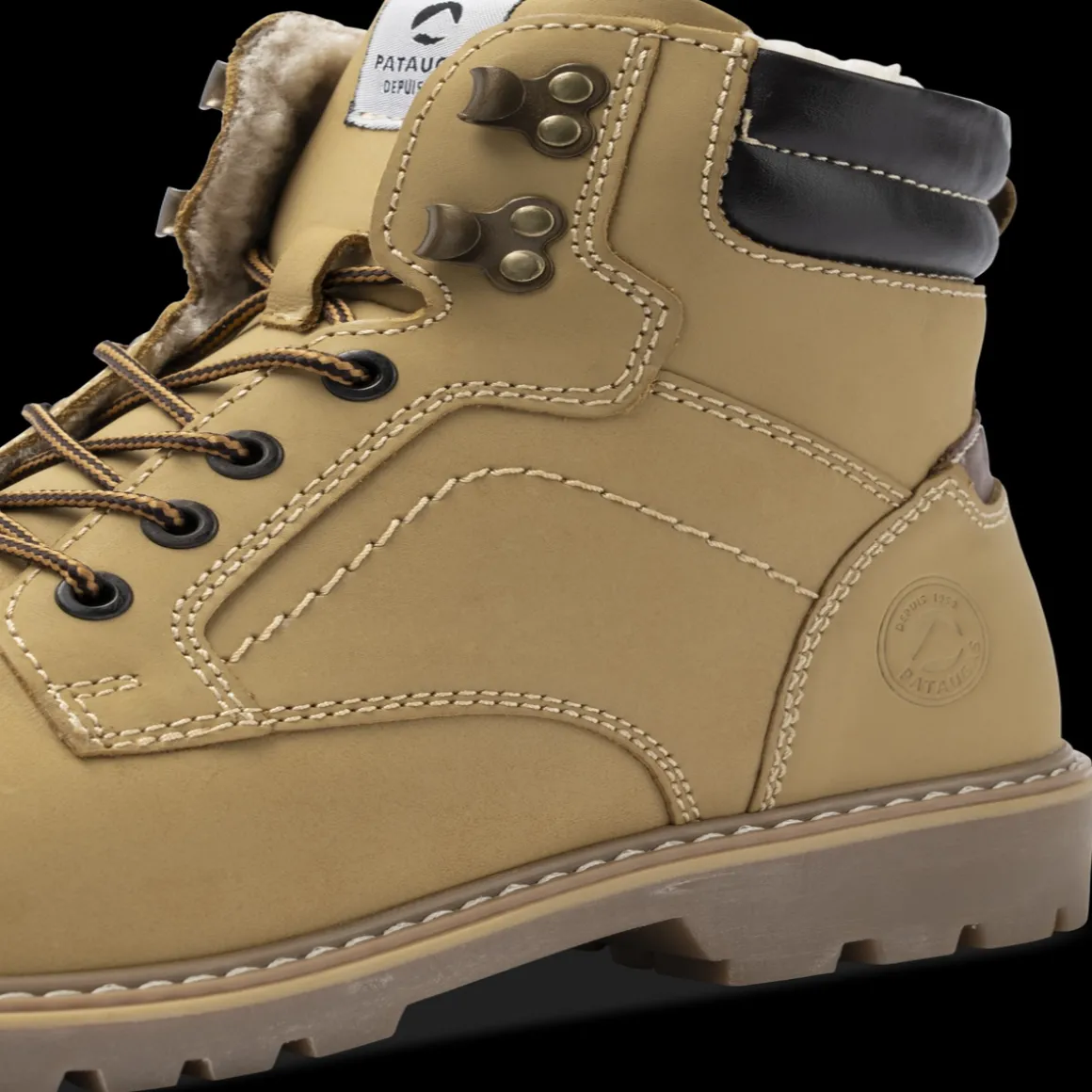 Enkellaarzen BEIGE