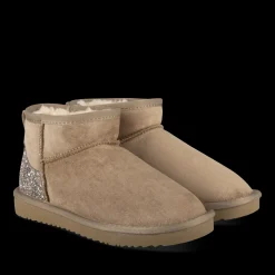 Enkellaarzen BEIGE LOVELY SKULL