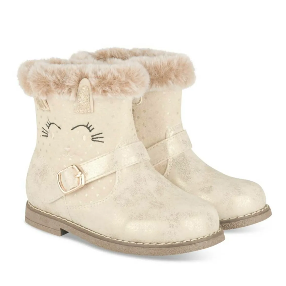 Enkellaarzen BEIGE NINI & GIRLS