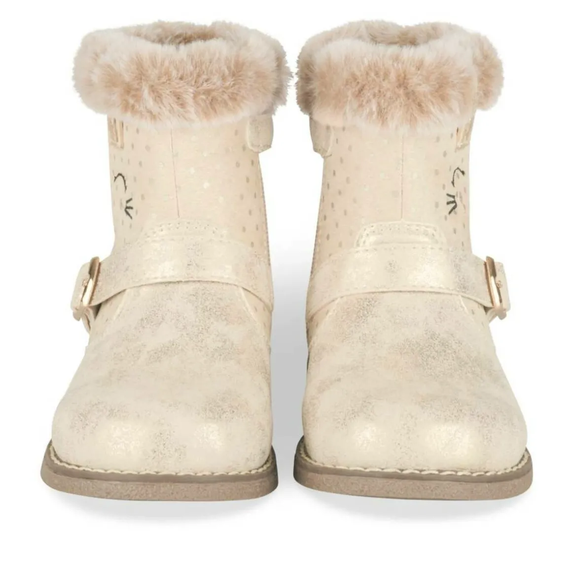 Enkellaarzen BEIGE NINI & GIRLS