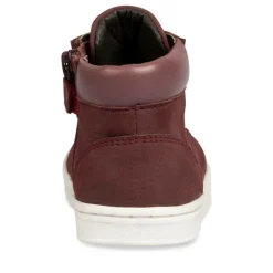 Enkellaarzen BORDEAUX FREEMOUSS GIRL LEER