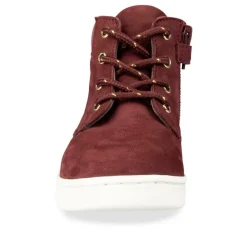 Enkellaarzen BORDEAUX NINI & GIRLS LEER