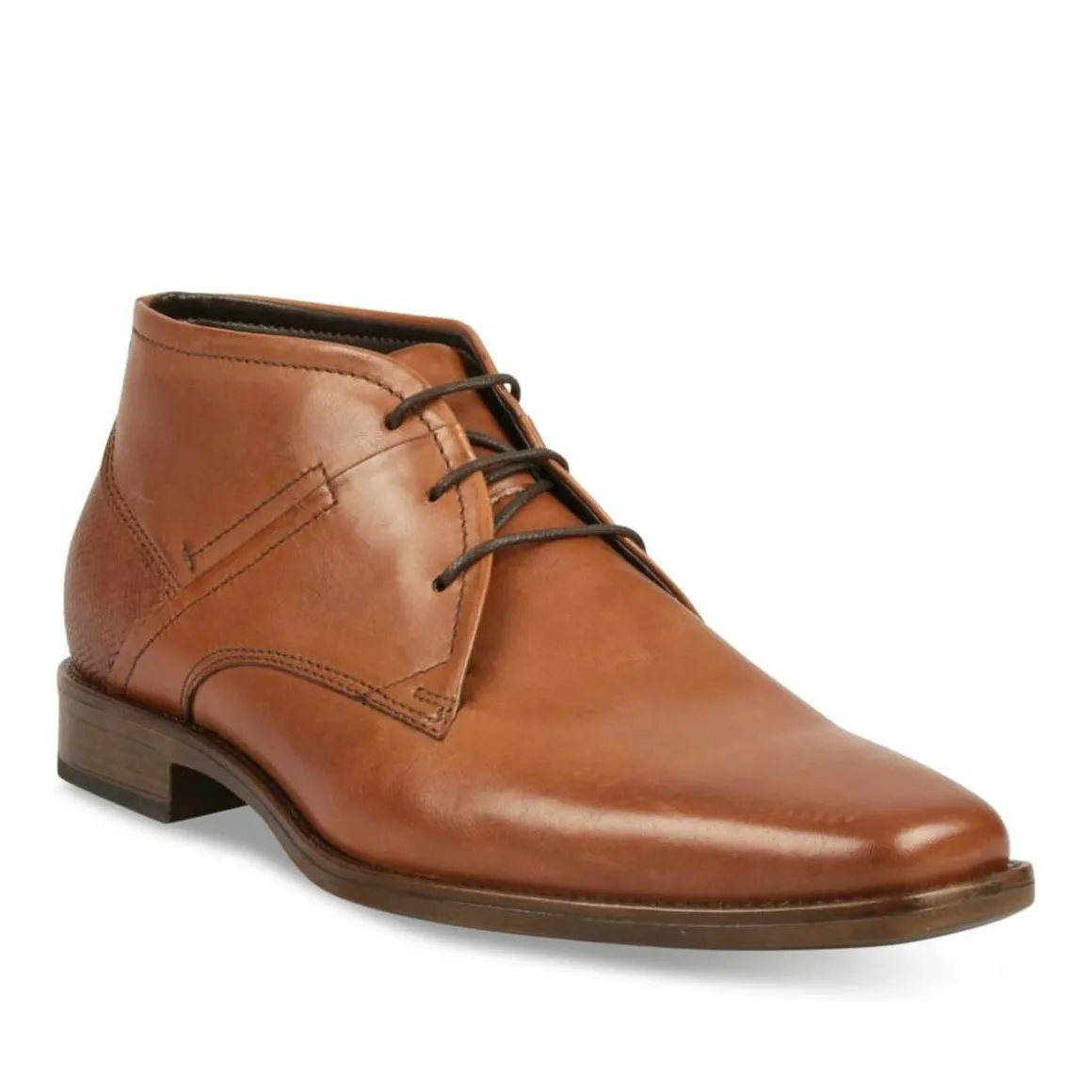 Enkellaarzen KASTANJEBRUIN B-BLAKE LEER